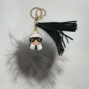 New! Fur keychain/bag